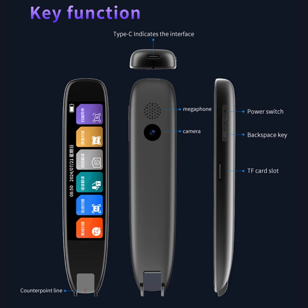 Stylo Traducteur Intelligent S65 Pro : Débloquez les Langues et Explorez le Monde ! 🌎📚