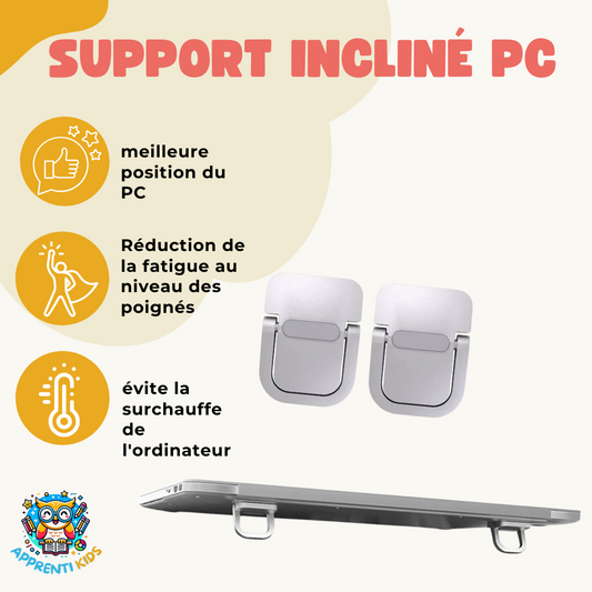 Support Incliné pour PC Portable - Réglable en Hauteur 💻✨