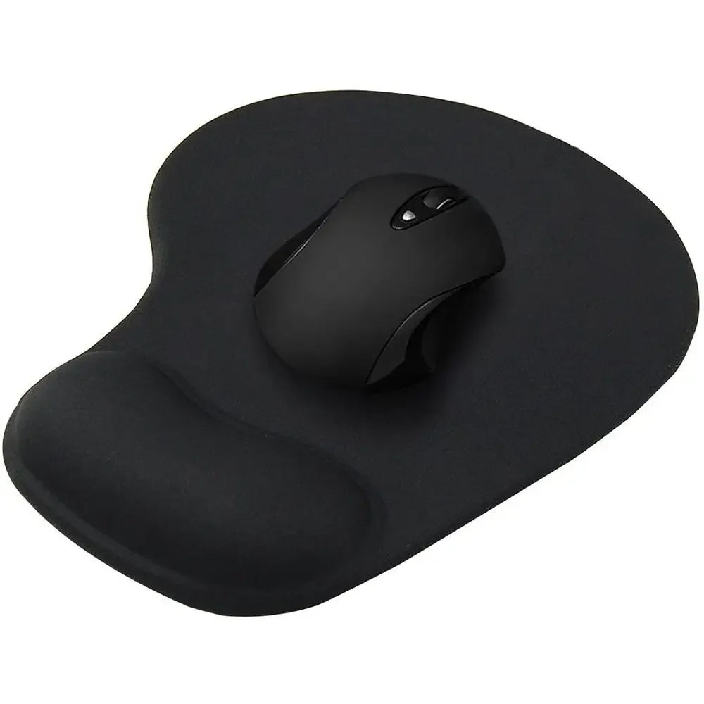 Tapis de Souris Ergonomique avec repose poignet Classique Noir