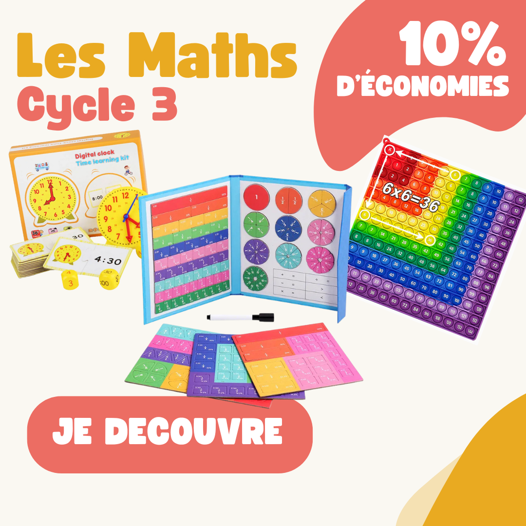 📐 Kit pour le Cycle 3 (CM1, CM2, 6e) : Déclic Maths