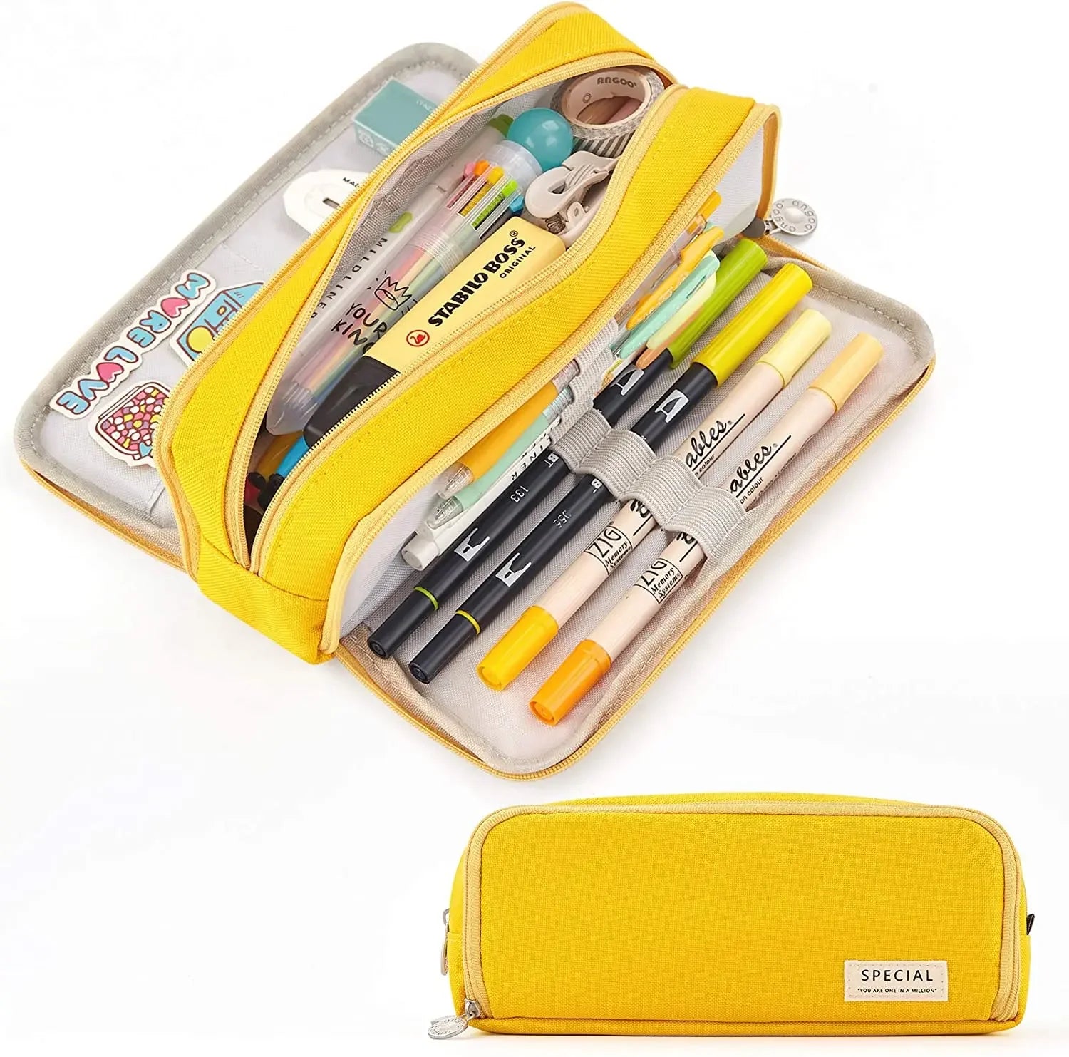 Trousse 3 compartiments - Rangement clair et optimisé