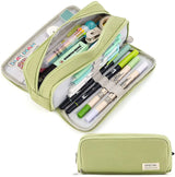 trousse 3 compartiments vert