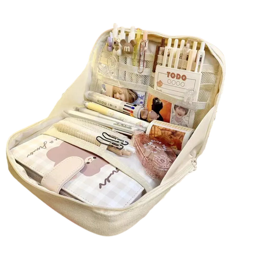Trousse Scolaire Multi Compartiments - Rangement Optimal 🌈