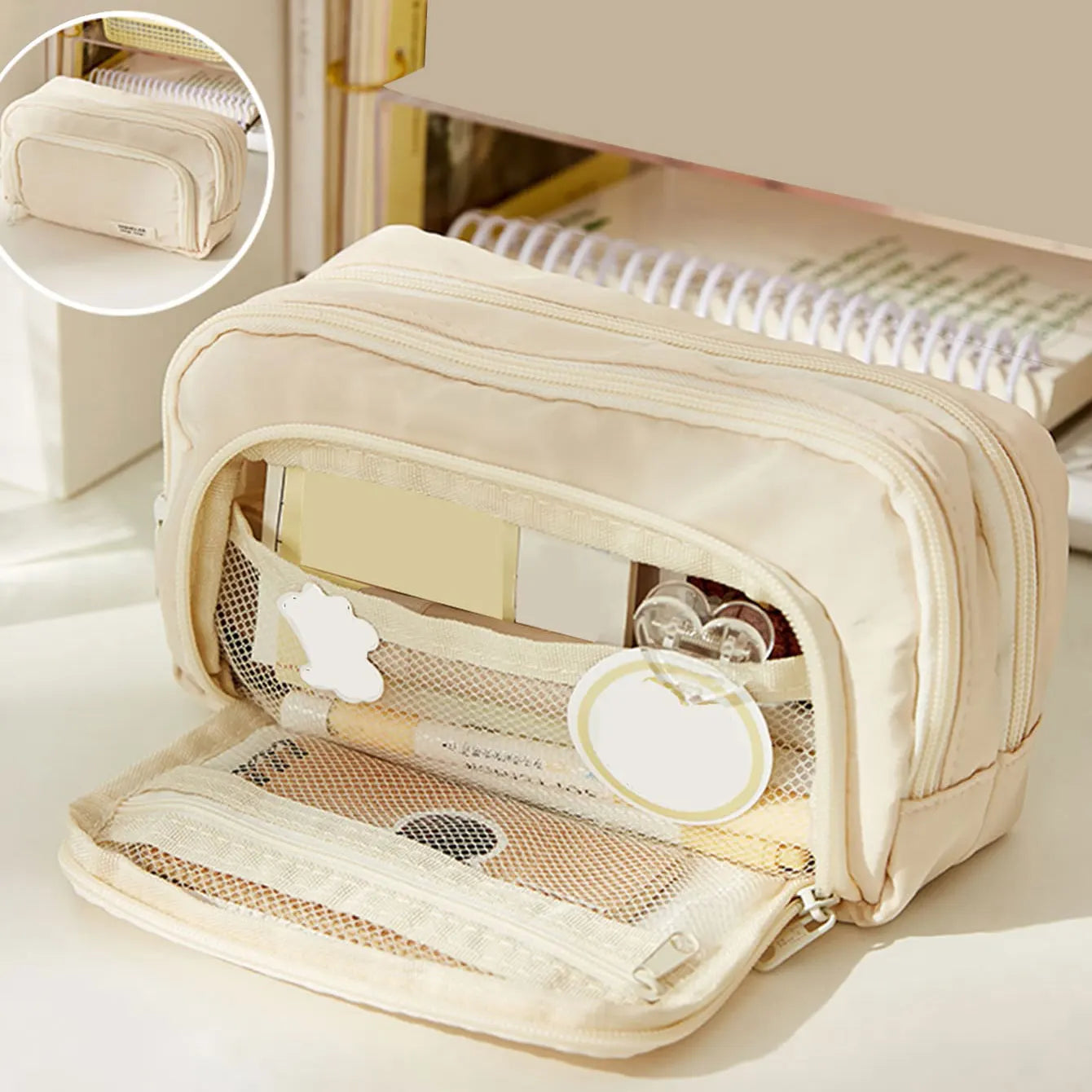 Trousse Scolaire XXL - Grande Capacité de Rangement 🎒